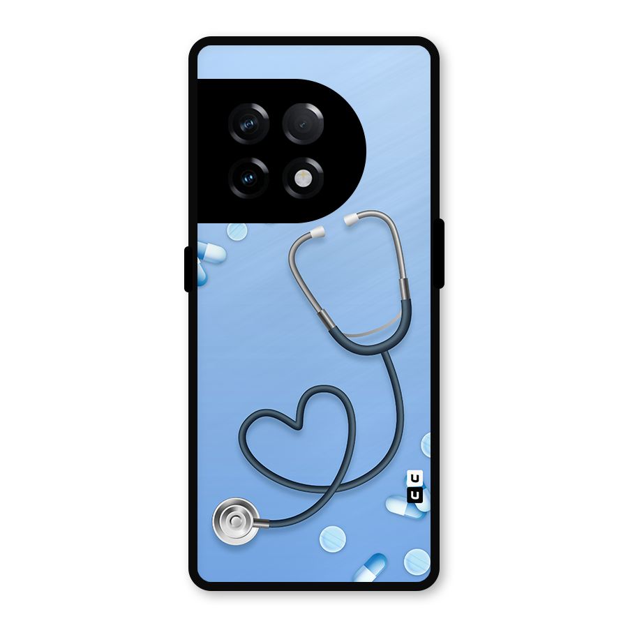 Doctors Stethoscope Metal Back Case for OnePlus 11R