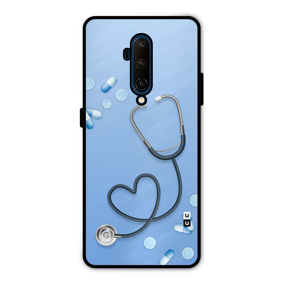 Doctors Stethoscope Metal Back Case for OnePlus 7T Pro