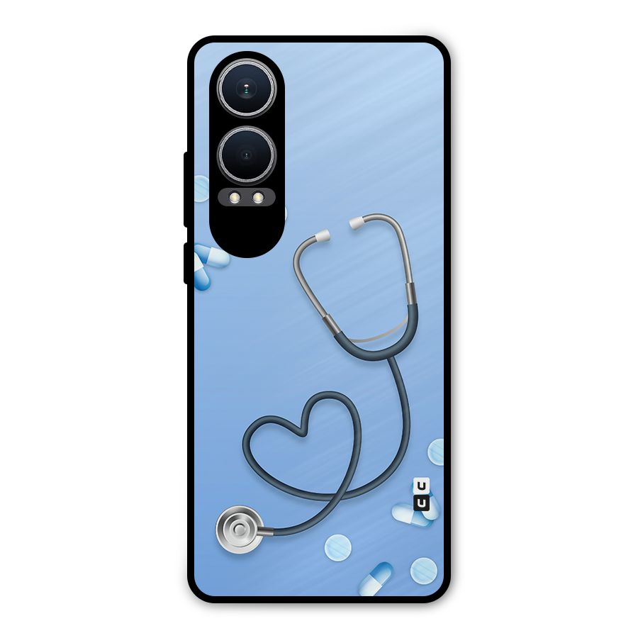 Doctors Stethoscope Metal Back Case for OnePlus Nord CE4 Lite