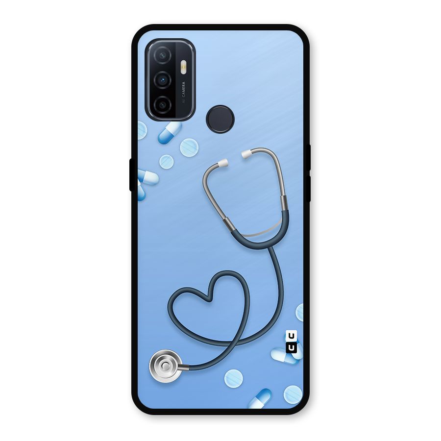 Doctors Stethoscope Metal Back Case for Oppo A53