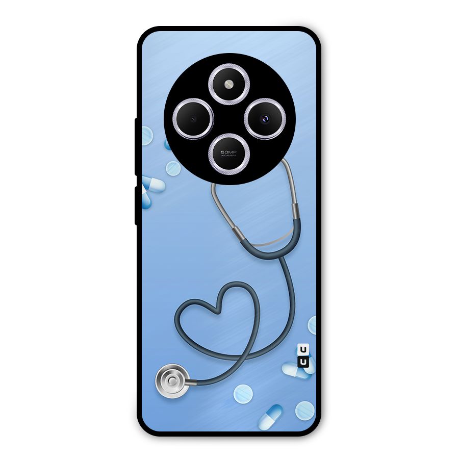 Doctors Stethoscope Metal Back Case for Poco M7