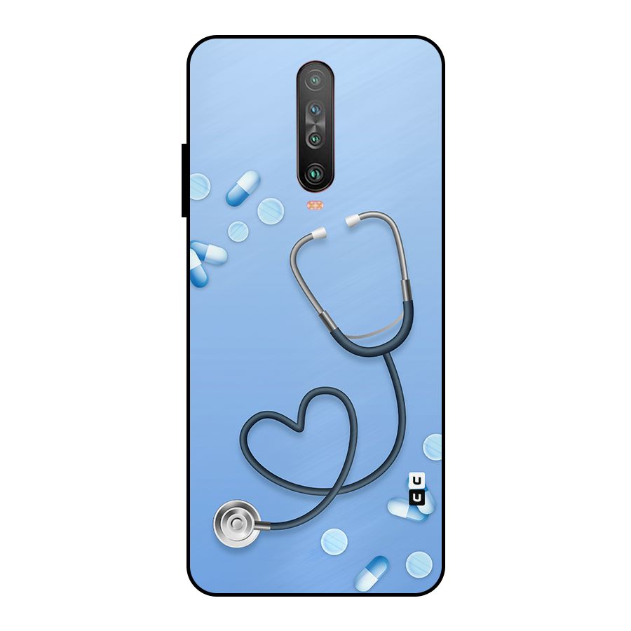 Doctors Stethoscope Metal Back Case for Poco X2
