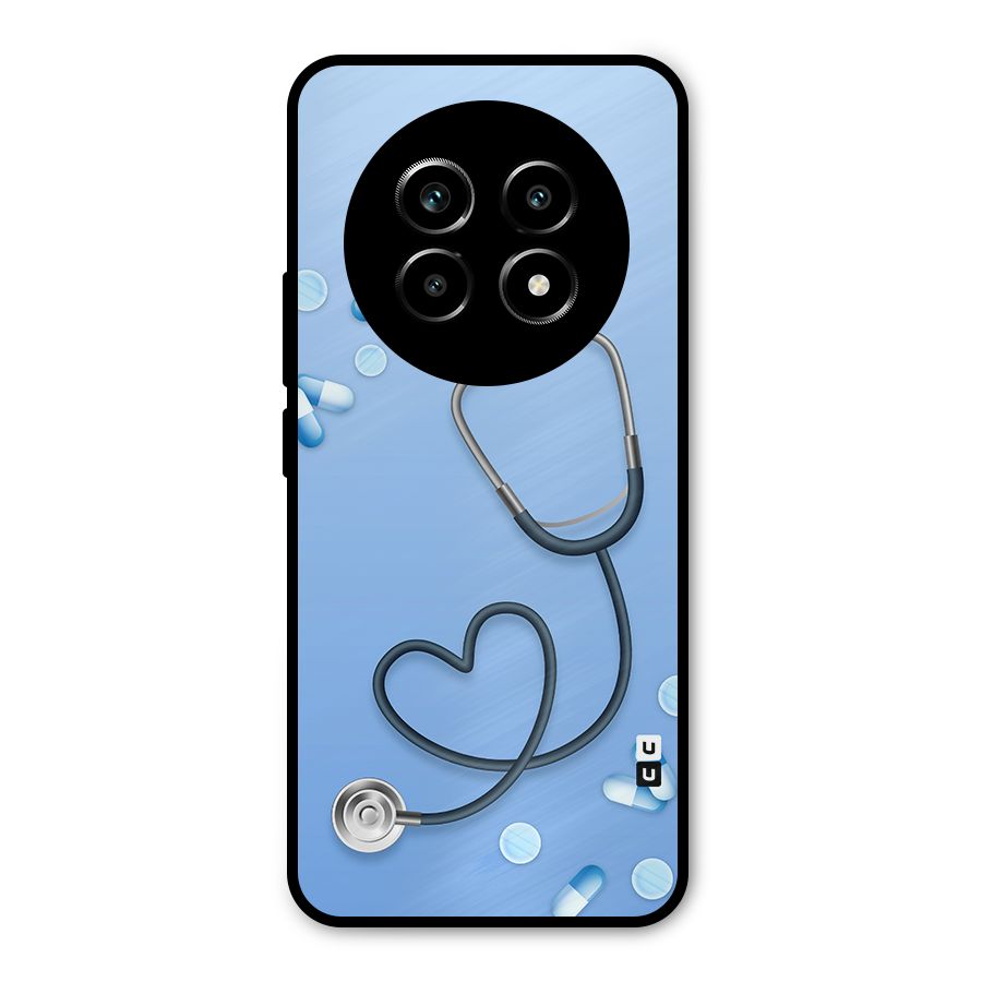 Doctors Stethoscope Metal Back Case for Realme 13 Pro