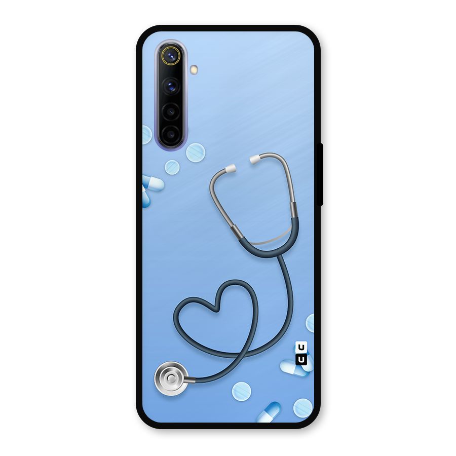 Doctors Stethoscope Metal Back Case for Realme 6i