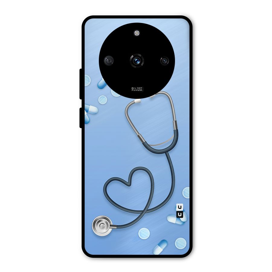 Doctors Stethoscope Metal Back Case for Realme Narzo 60 5G