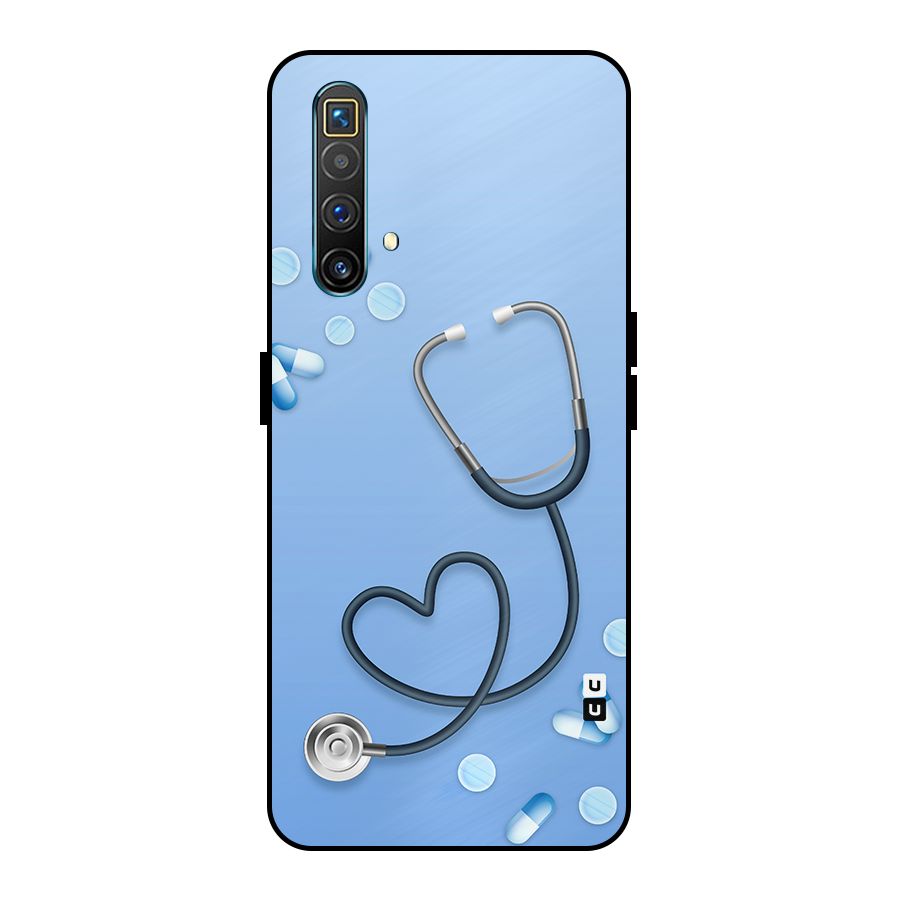 Doctors Stethoscope Metal Back Case for Realme X3