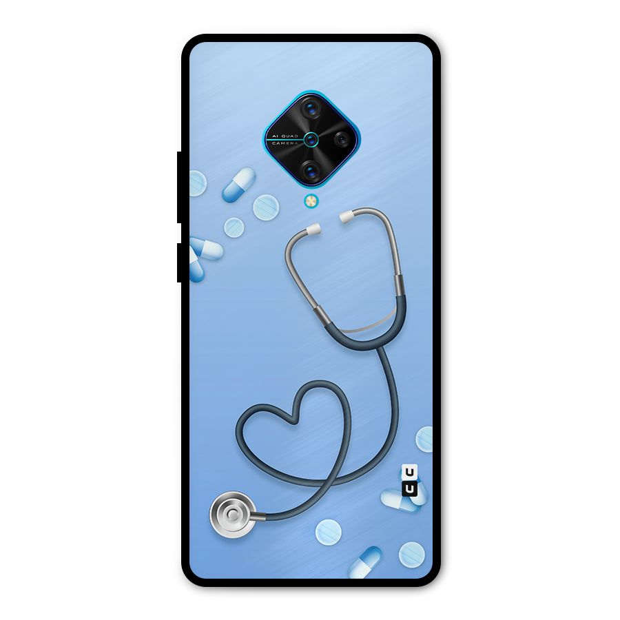 Doctors Stethoscope Metal Back Case for Vivo S1 Pro