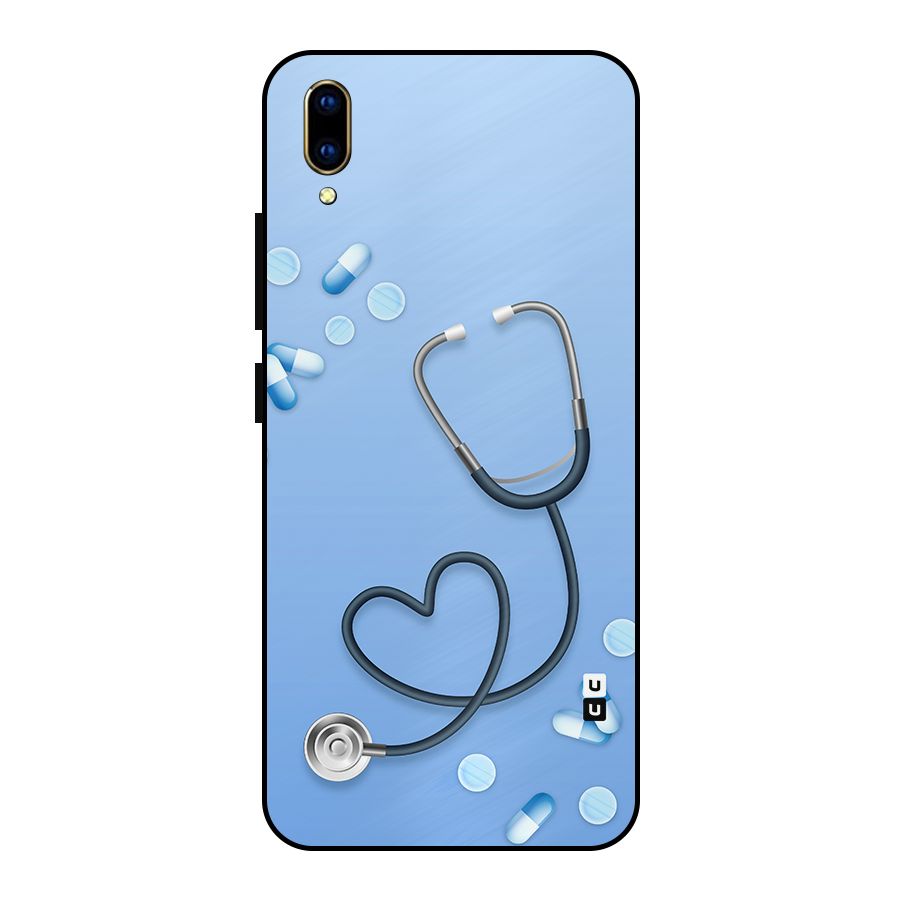 Doctors Stethoscope Metal Back Case for Vivo V11 Pro