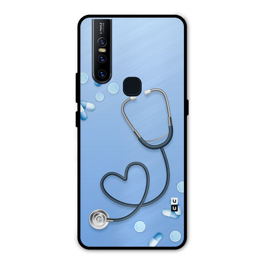 Doctors Stethoscope Metal Back Case for Vivo V15
