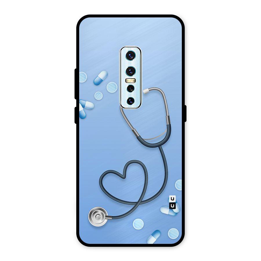 Doctors Stethoscope Metal Back Case for Vivo V17 Pro