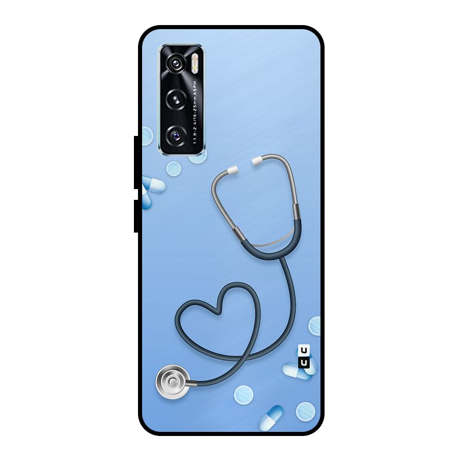 Doctors Stethoscope Metal Back Case for Vivo V20 SE