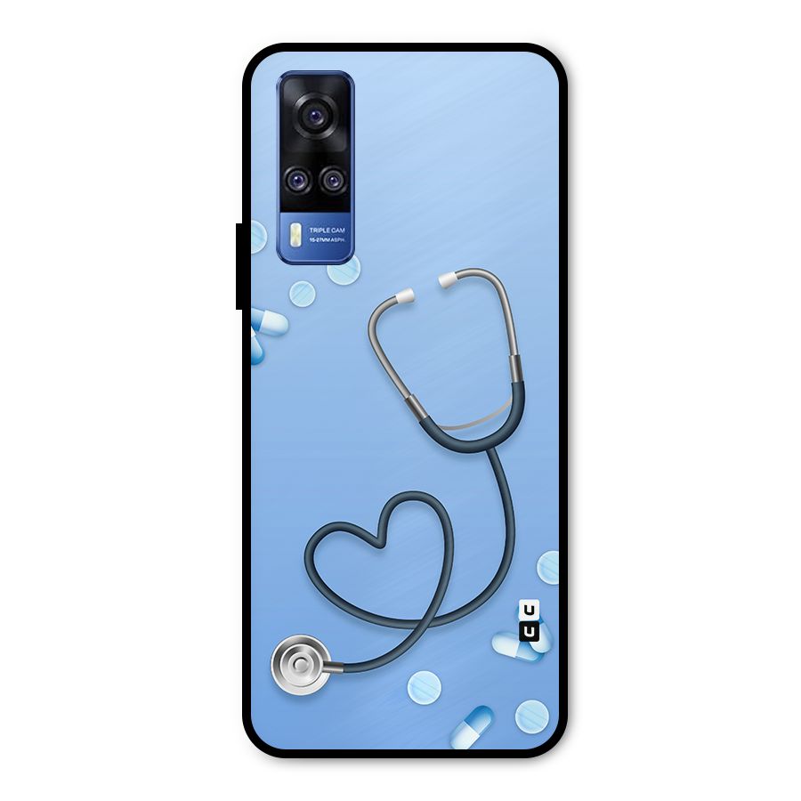 Doctors Stethoscope Metal Back Case for Vivo Y51A