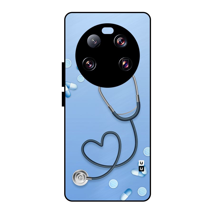 Doctors Stethoscope Metal Back Case for Xiaomi 13 Ultra