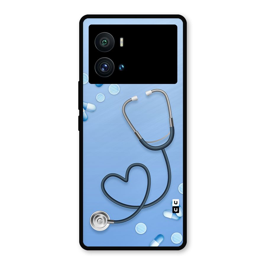 Doctors Stethoscope Metal Back Case for iQOO 9 Pro