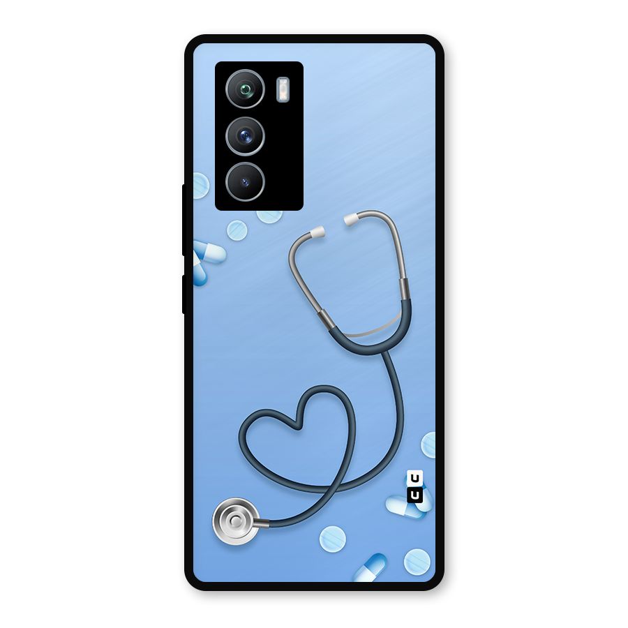 Doctors Stethoscope Metal Back Case for iQOO 9 SE