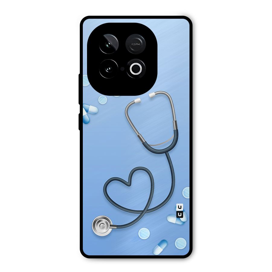 Doctors Stethoscope Metal Back Case for iQOO Neo 10