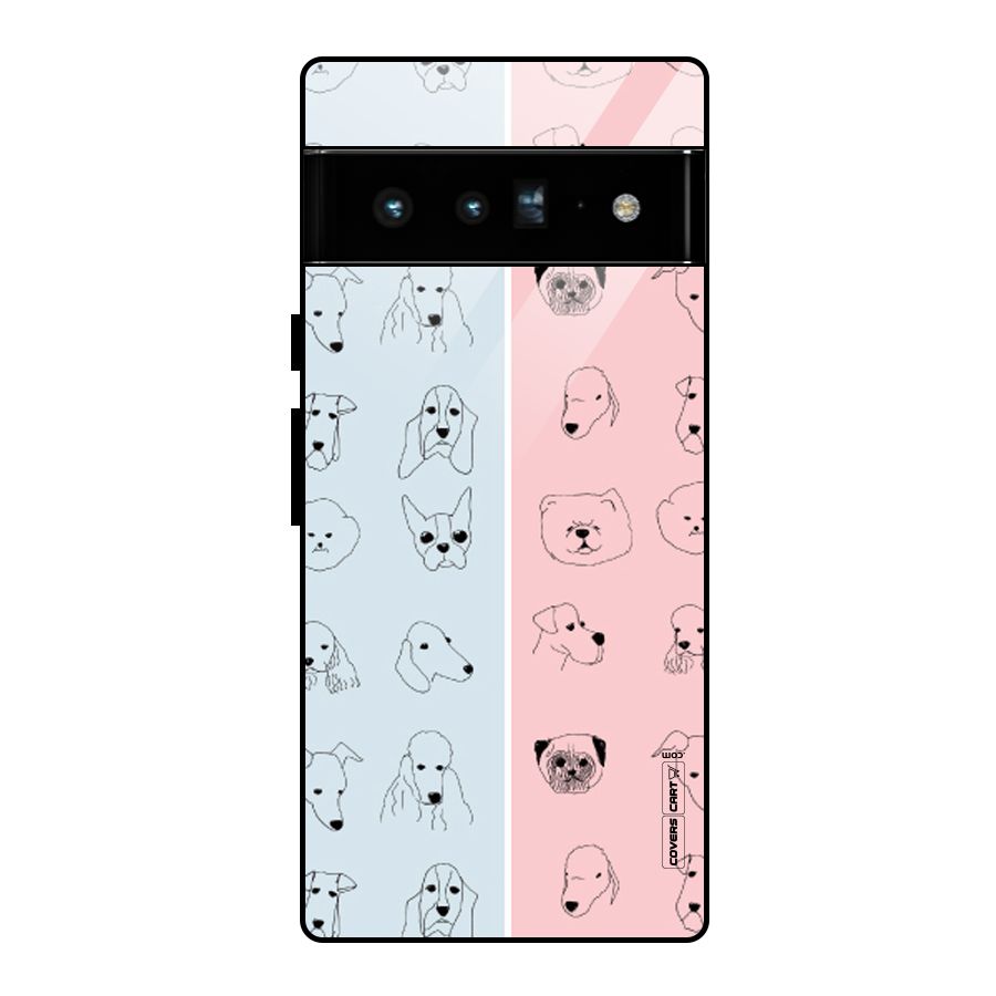 Dog Cat And Cow Glass Back Case for Google Pixel 6 Pro