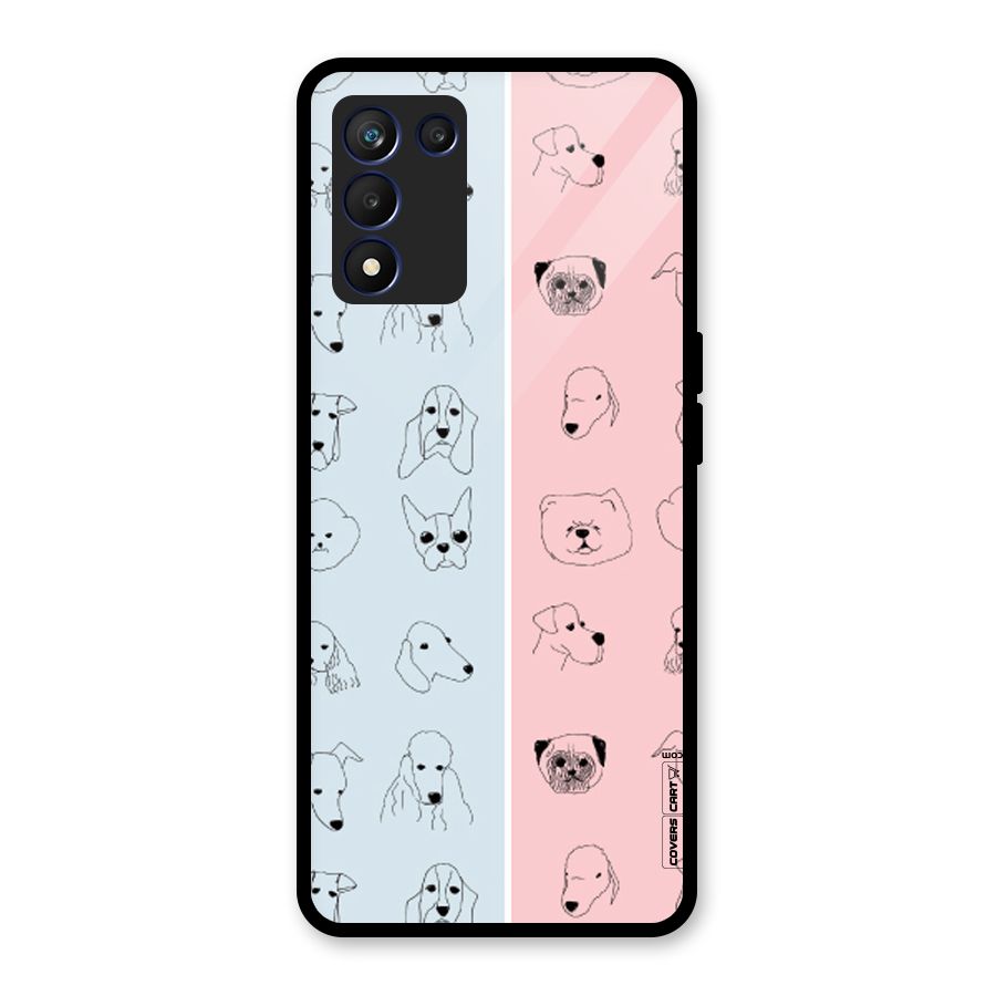 Dog Cat And Cow Glass Back Case for Realme 9 5G Speed