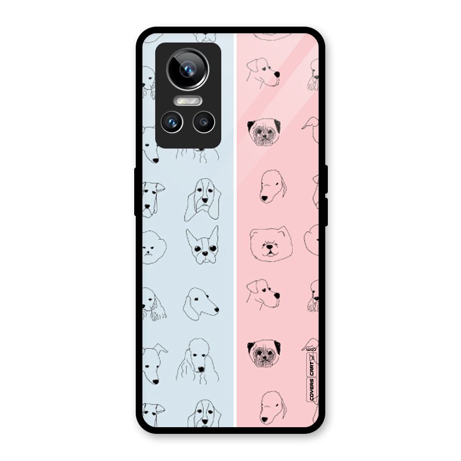 Dog Cat And Cow Glass Back Case for Realme GT Neo 3