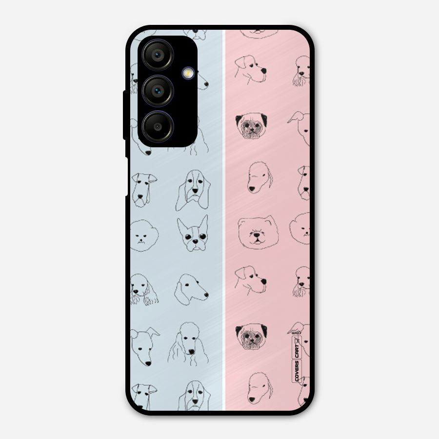 Dog Cat And Cow Metal Back Case for Galaxy A15 5G