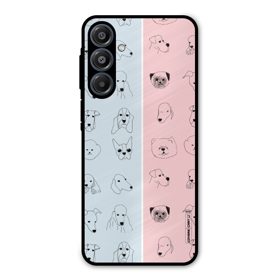 Dog Cat And Cow Metal Back Case for Galaxy A16 5G