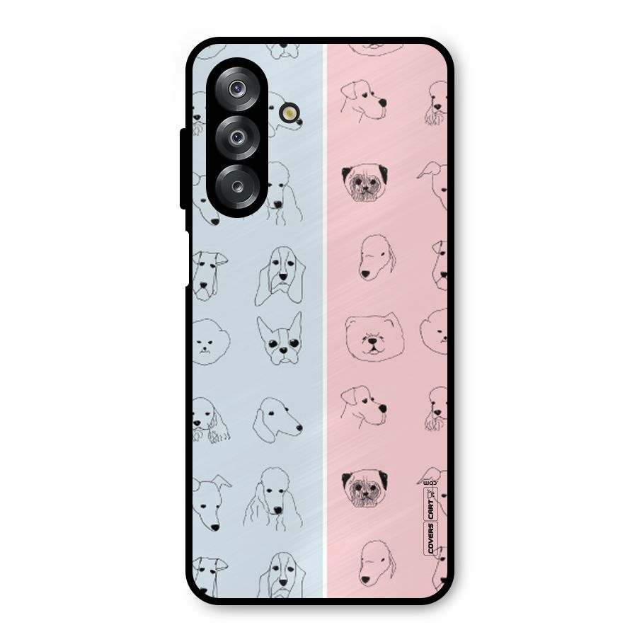 Dog Cat And Cow Metal Back Case for Galaxy A26