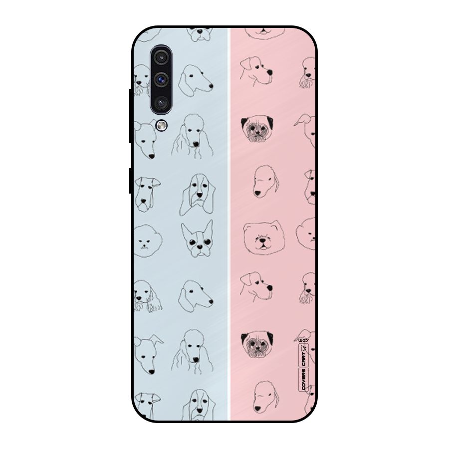 Dog Cat And Cow Metal Back Case for Galaxy A30s