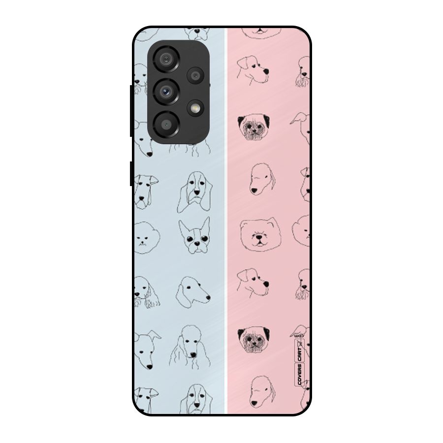 Dog Cat And Cow Metal Back Case for Galaxy A33 5G