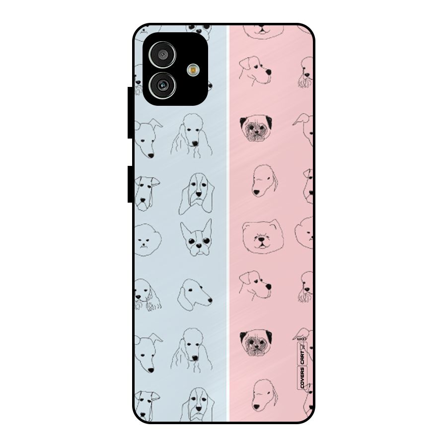 Dog Cat And Cow Metal Back Case for Galaxy M13 5G