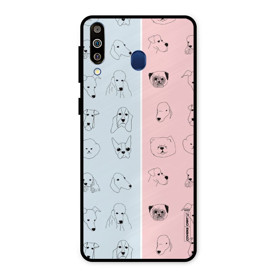 Dog Cat And Cow Metal Back Case for Galaxy M30