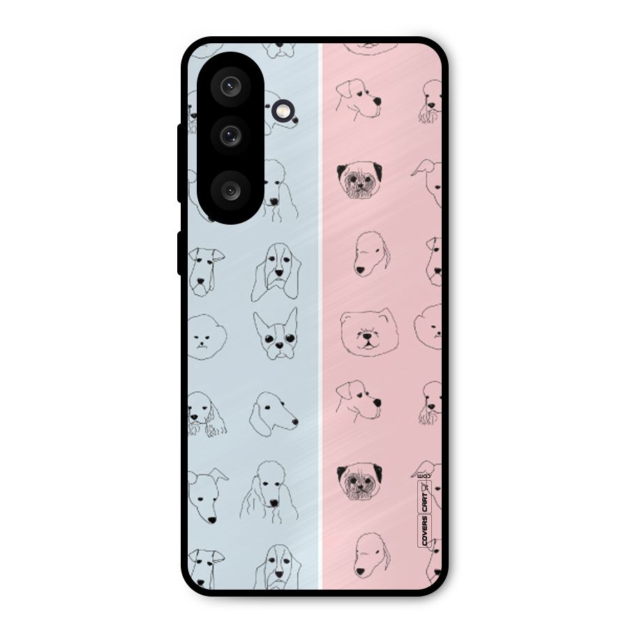 Dog Cat And Cow Metal Back Case for Galaxy M56
