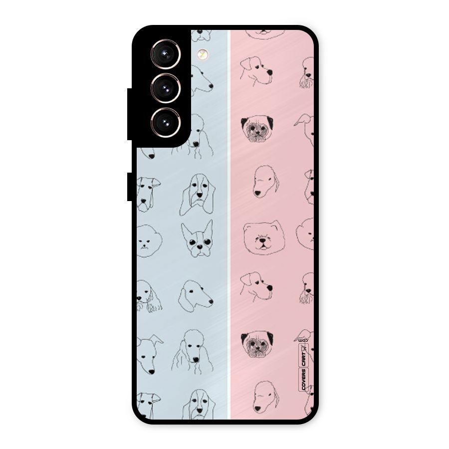 Dog Cat And Cow Metal Back Case for Galaxy S21 5G