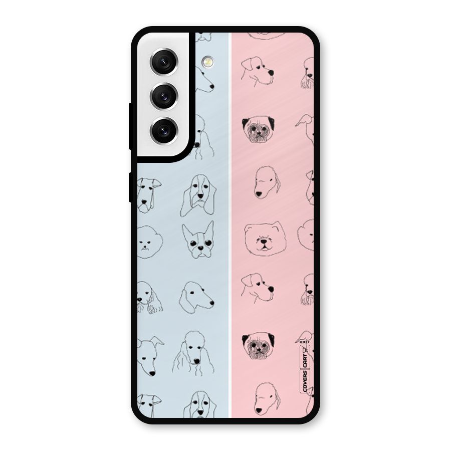 Dog Cat And Cow Metal Back Case for Galaxy S21 FE 5G