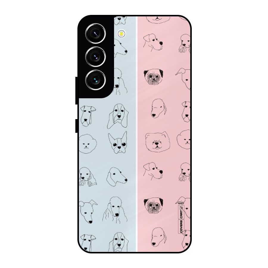 Dog Cat And Cow Metal Back Case for Galaxy S22 5G