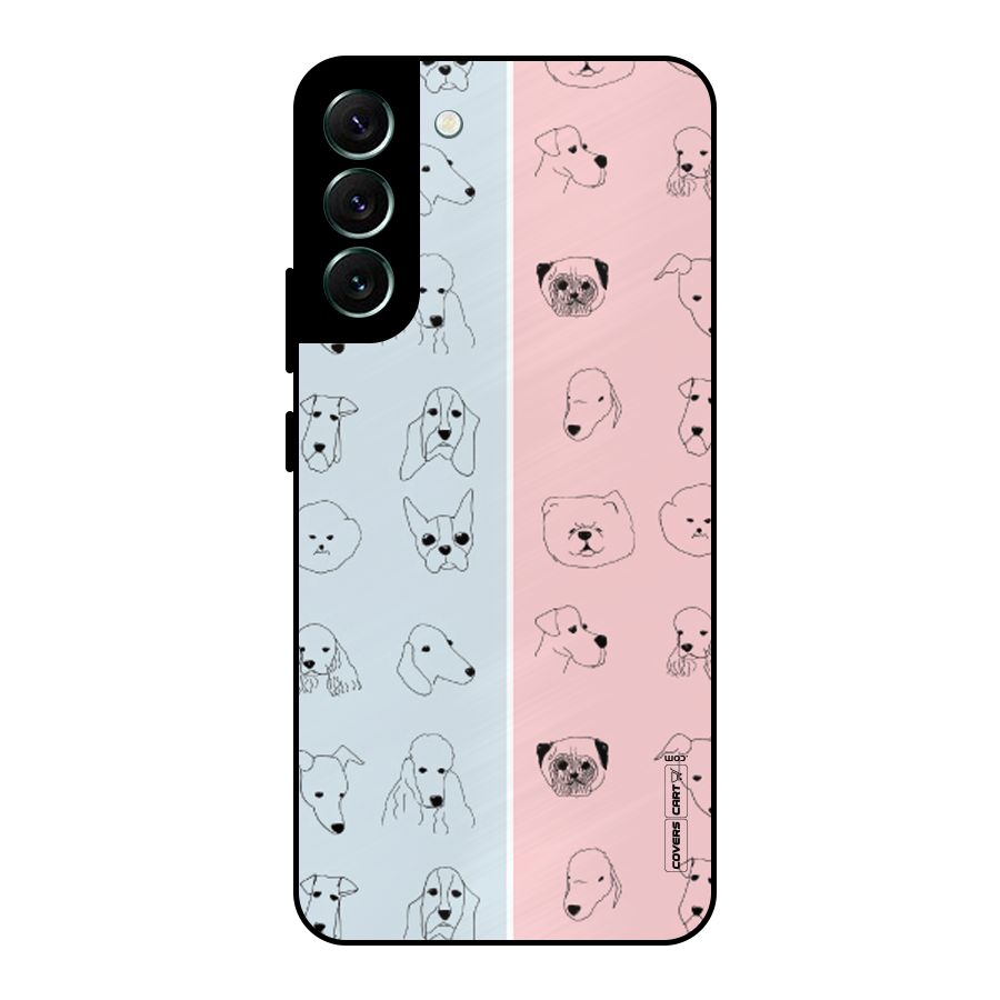 Dog Cat And Cow Metal Back Case for Galaxy S22 Plus 5G