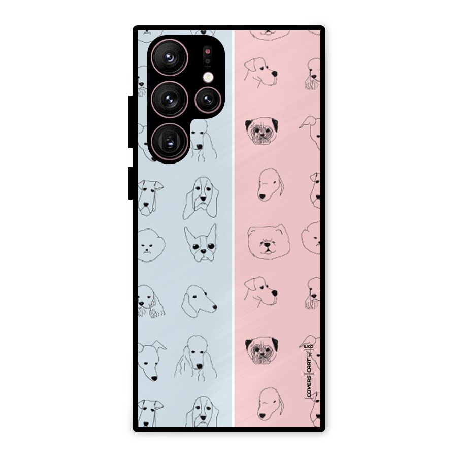 Dog Cat And Cow Metal Back Case for Galaxy S22 Ultra 5G