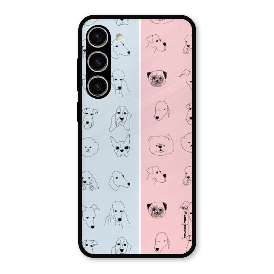 Dog Cat And Cow Metal Back Case for Galaxy S23 Plus