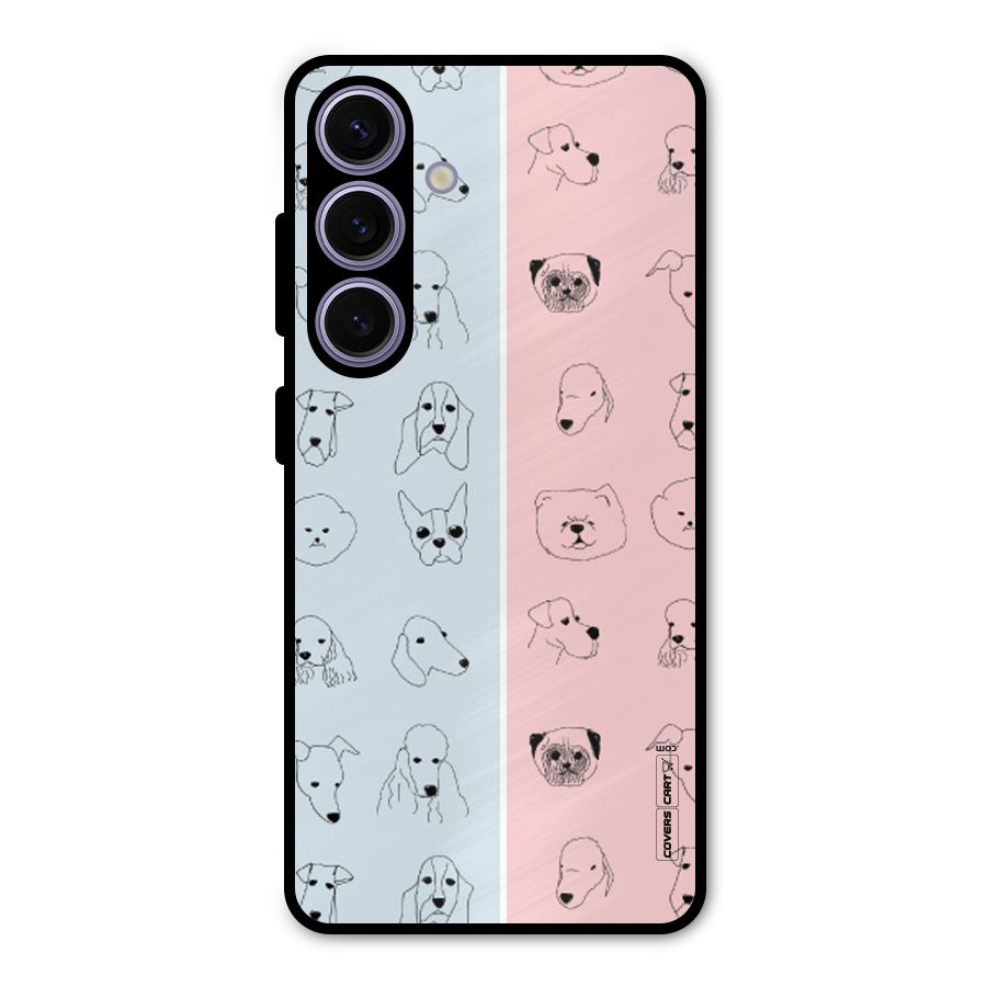 Dog Cat And Cow Metal Back Case for Galaxy S24