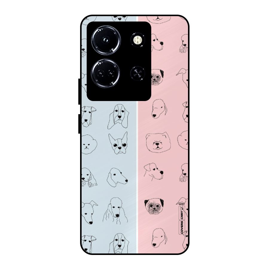 Dog Cat And Cow Metal Back Case for Infinix Note 30 5G