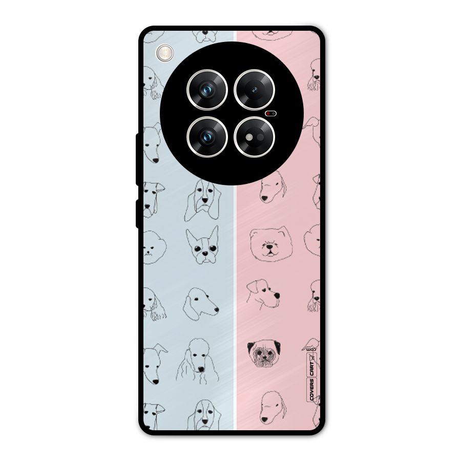 Dog Cat And Cow Metal Back Case for Infinix Zero 40 5G