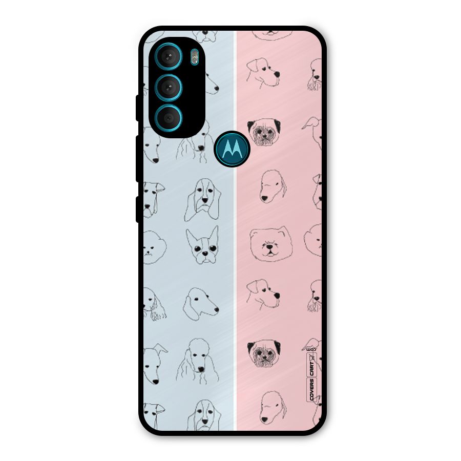 Dog Cat And Cow Metal Back Case for Moto G71 5G