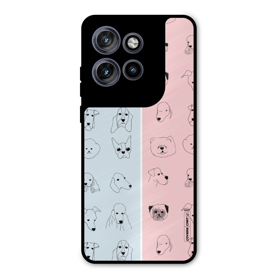Dog Cat And Cow Metal Back Case for Motorola Edge 50 Neo
