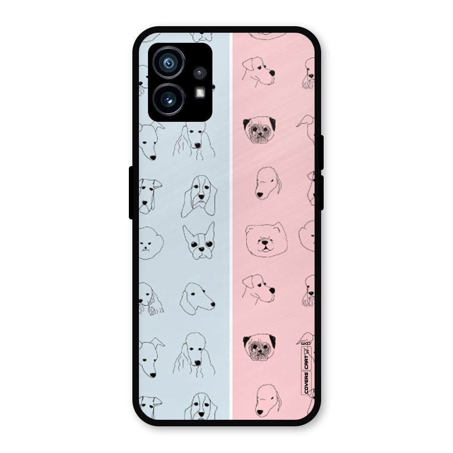 Dog Cat And Cow Metal Back Case for Nothing Phone 1