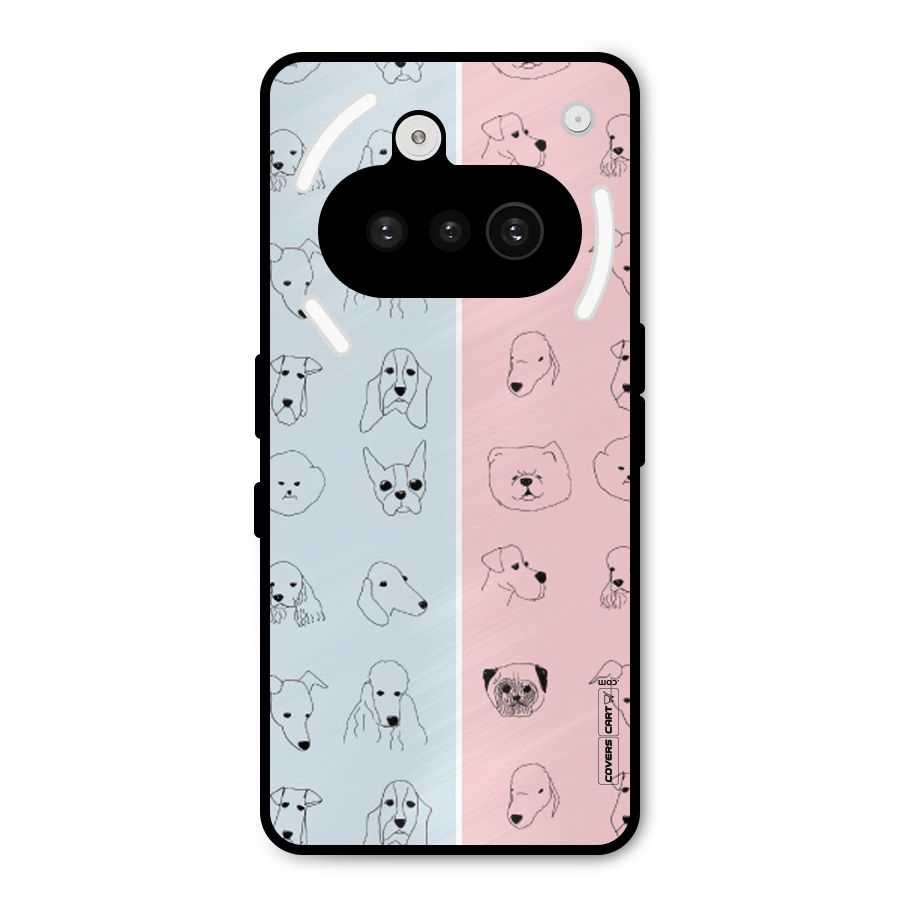 Dog Cat And Cow Metal Back Case for Nothing Phone 3a