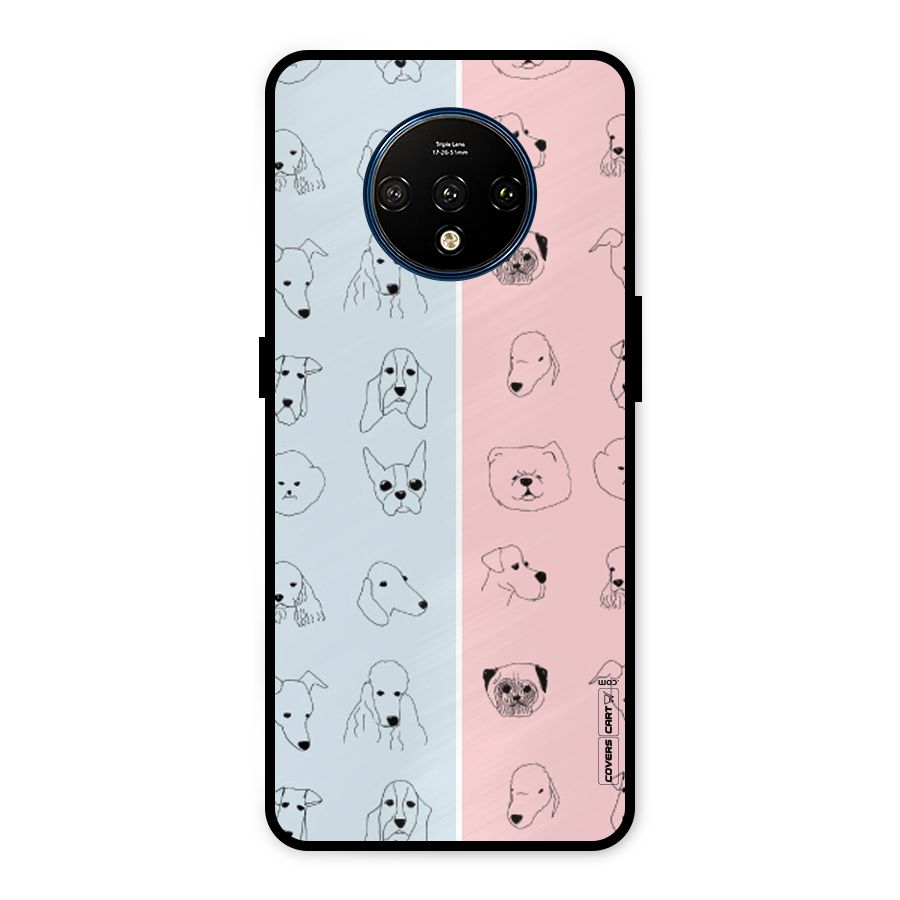 Dog Cat And Cow Metal Back Case for OnePlus 7T