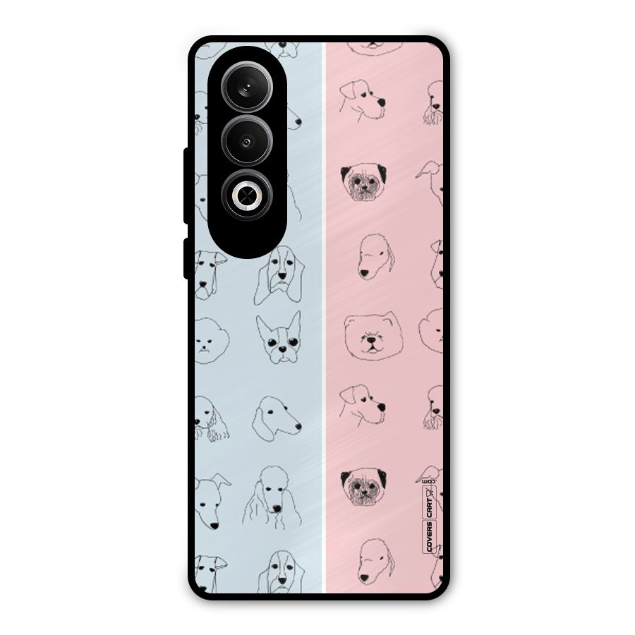Dog Cat And Cow Metal Back Case for OnePlus Nord CE4
