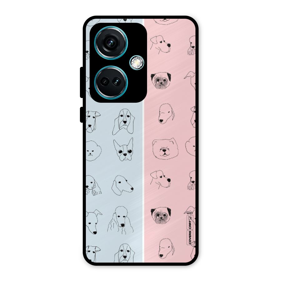Dog Cat And Cow Metal Back Case for OnePlus Nord CE 3 5G