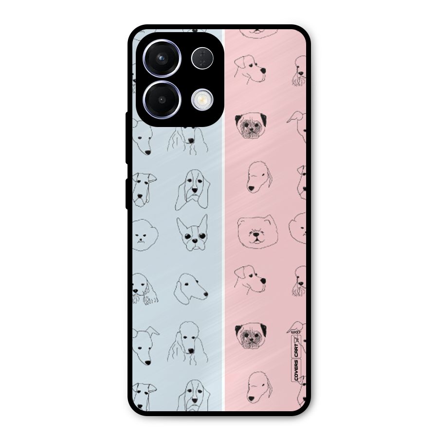 Dog Cat And Cow Metal Back Case for Oppo K13