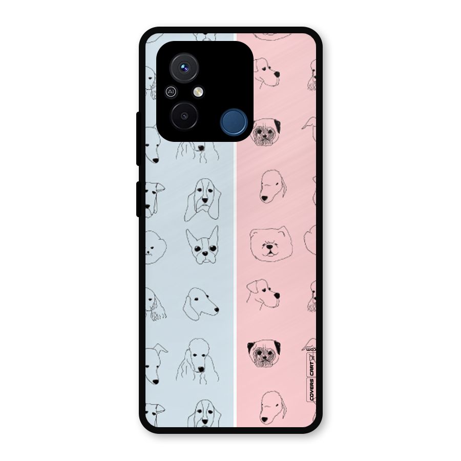 Dog Cat And Cow Metal Back Case for Poco C55