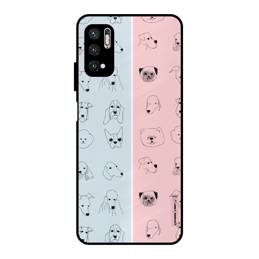 Dog Cat And Cow Metal Back Case for Poco M3 Pro 5G